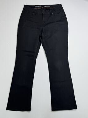 Lee Modern Series Jeans Womens Size 12 Short Black Curvy Fit Bootcut Stretchy